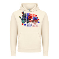 Vintage Artic Red white rawr 4th of july Vintage Hoodie - CowGirlArtShop