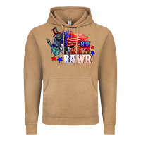 Vintage Camel Red white rawr 4th of july Vintage Hoodie - CowGirlArtShop