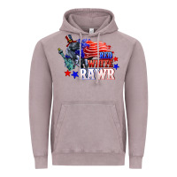 Vintage Zinc Red white rawr 4th of july Vintage Hoodie - CowGirlArtShop