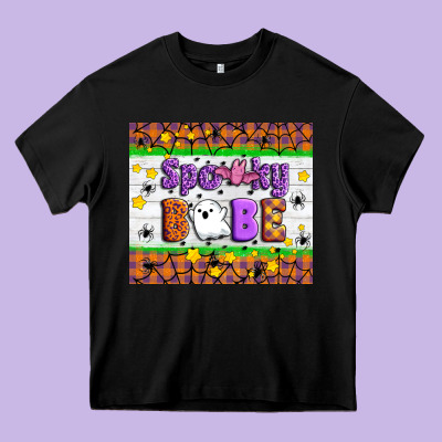 Spooky Babe Heavy Core Tee Designed By Artiststas