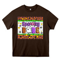 Chocolate Brown Spooky Babe Heavy Core Tee - Artiststas