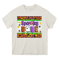 Cream Spooky Babe Heavy Core Tee - Artiststas