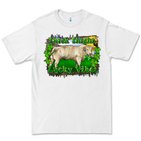 White thick thighs lucky vibes charolais bull Premium Tee - RanaPortraitStore