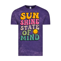 Cloud Purple sun shine state of mind Vintage Tee - JahusDesignShop