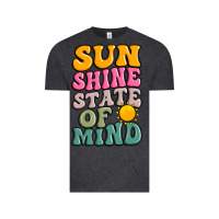 Vintage Black sun shine state of mind Vintage Tee - JahusDesignShop