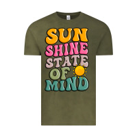 Vintage Olive sun shine state of mind Vintage Tee - JahusDesignShop