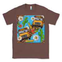 Chestnut school bus seamless pattern Classic Tee - BundleAndBundleShop