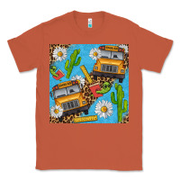 Copper school bus seamless pattern Classic Tee - BundleAndBundleShop