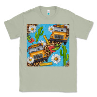 Matcha school bus seamless pattern Classic Tee - BundleAndBundleShop