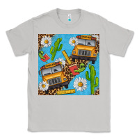 Moon Dust school bus seamless pattern Classic Tee - BundleAndBundleShop