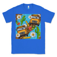 True Royal school bus seamless pattern Classic Tee - BundleAndBundleShop