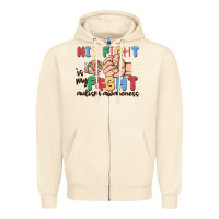 Sandshell his fight is my fight autism awareness Zipper Hoodie - MaliasSmallBusiness