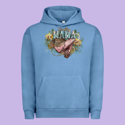 Country Mama Urban Hoodie Designed By Howdyjamesfarm