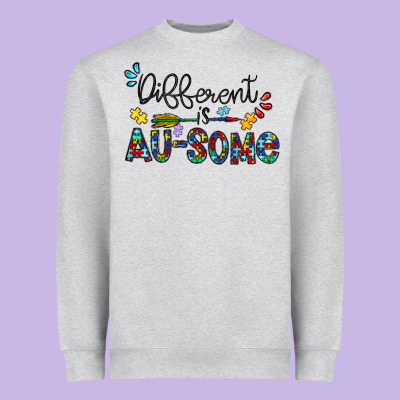Different Au Some Heavyweight Sweatshirt Designed By Cowhidedigitalart