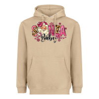 Mushroom Santa Baby Pink Christmas Heavyweight Hoodie - MaliasSmallBusiness