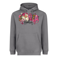 Santa Baby Pink Christmas Heavyweight Hoodie | Teevron