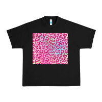 Black pink leopard glitter Urban Heavy Tee - JahusDesignShop