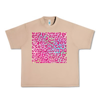 Burro pink leopard glitter Urban Heavy Tee - JahusDesignShop