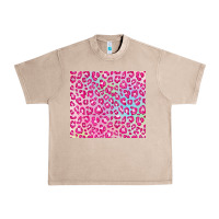 French Oak pink leopard glitter Urban Heavy Tee - JahusDesignShop