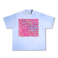 Grape Ice pink leopard glitter Urban Heavy Tee - JahusDesignShop