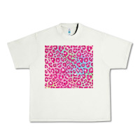 Pistachio pink leopard glitter Urban Heavy Tee - JahusDesignShop