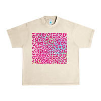 Sandshell pink leopard glitter Urban Heavy Tee - JahusDesignShop