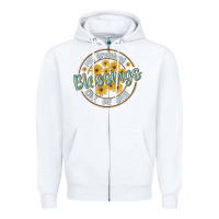 White my greatest blessing call me nana Zipper Hoodie - MaliasSmallBusiness