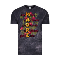 Cloud Black ella es mamá Vintage Tee - JahusDesignShop