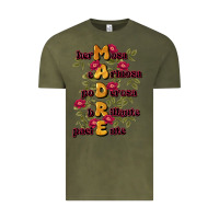 Vintage Olive ella es mamá Vintage Tee - JahusDesignShop