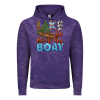 Cloud Purple lake life floats my boat Vintage Hoodie - HRA Design Shop