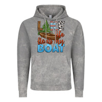 Cloud Rock lake life floats my boat Vintage Hoodie - HRA Design Shop