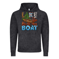 Vintage Black lake life floats my boat Vintage Hoodie - HRA Design Shop