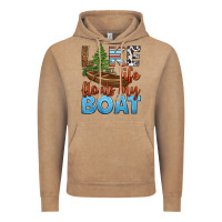 Lake Life Floats My Boat Vintage Hoodie | Teevron