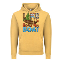 Vintage Mustard lake life floats my boat Vintage Hoodie - HRA Design Shop