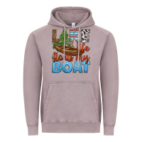 Vintage Zinc lake life floats my boat Vintage Hoodie - HRA Design Shop