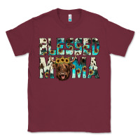 Burgundy blessed mama Classic Tee - JahusDesignShop