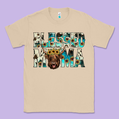 Blessed Mama Classic Tee Designed By Jahusdesignshop