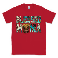 Red blessed mama Classic Tee - JahusDesignShop