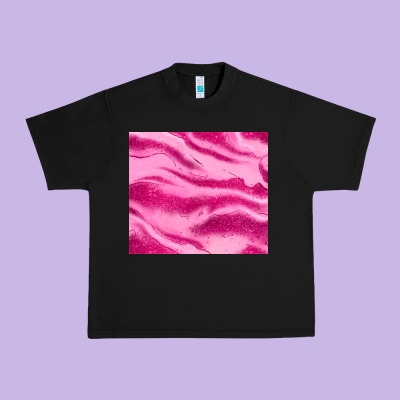 Pink Glitter Urban Heavy Tee Designed By Jahusdesignshop