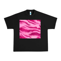 Black pink glitter Urban Heavy Tee - JahusDesignShop