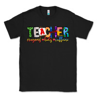 Black Teacher Cryons Kids Caffeine Classic Tee - CowhideDigitalArt