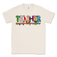 Natural Teacher Cryons Kids Caffeine Classic Tee - CowhideDigitalArt