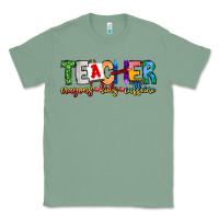 Sage Teacher Cryons Kids Caffeine Classic Tee - CowhideDigitalArt