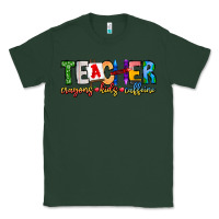 Sports Green Teacher Cryons Kids Caffeine Classic Tee - CowhideDigitalArt