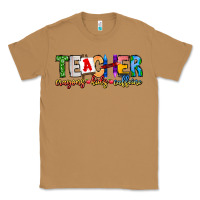 Toasted Coconut Teacher Cryons Kids Caffeine Classic Tee - CowhideDigitalArt
