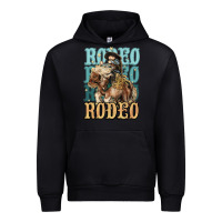 Black Rodeo kid Cowboy midilli horse Urban Hoodie - HowdyJamesFarm