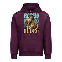 Mauve Wine Rodeo kid Cowboy midilli horse Urban Hoodie - HowdyJamesFarm