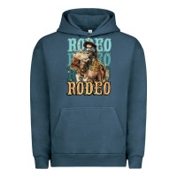 Pigment Midnight Navy Rodeo kid Cowboy midilli horse Urban Hoodie - HowdyJamesFarm