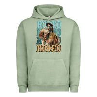 Pigment Oil Green Rodeo kid Cowboy midilli horse Urban Hoodie - HowdyJamesFarm