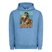 Pigment Pebble Blue Rodeo kid Cowboy midilli horse Urban Hoodie - HowdyJamesFarm